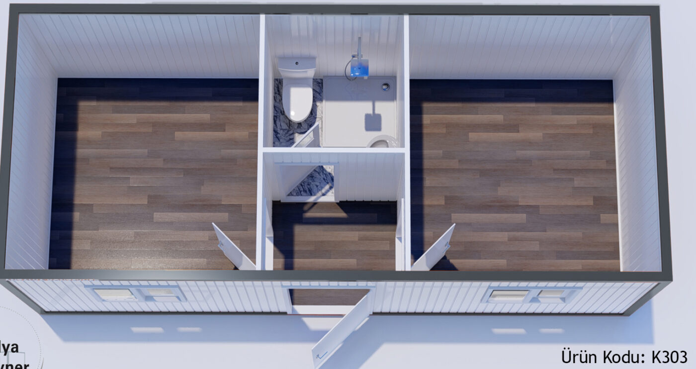 Eskişehir 2 Oda WC+Duş+Mutfak Konteyner